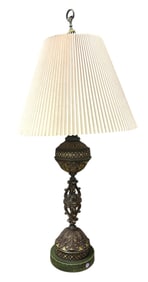 LARGE VINTAGE HOLLYWOOD REGENCY TABLE LAMP