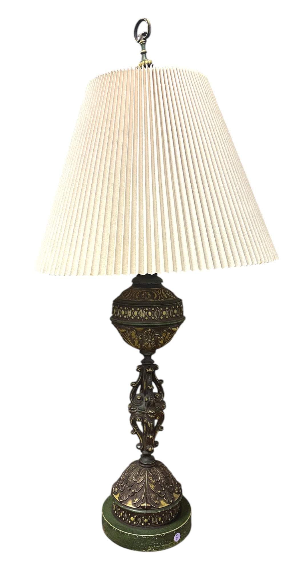 LARGE VINTAGE HOLLYWOOD REGENCY TABLE LAMP (1 of 3)