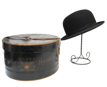 VINTAGE DOBBS FIFTH AVENUE HOMBERG DERBY HAT