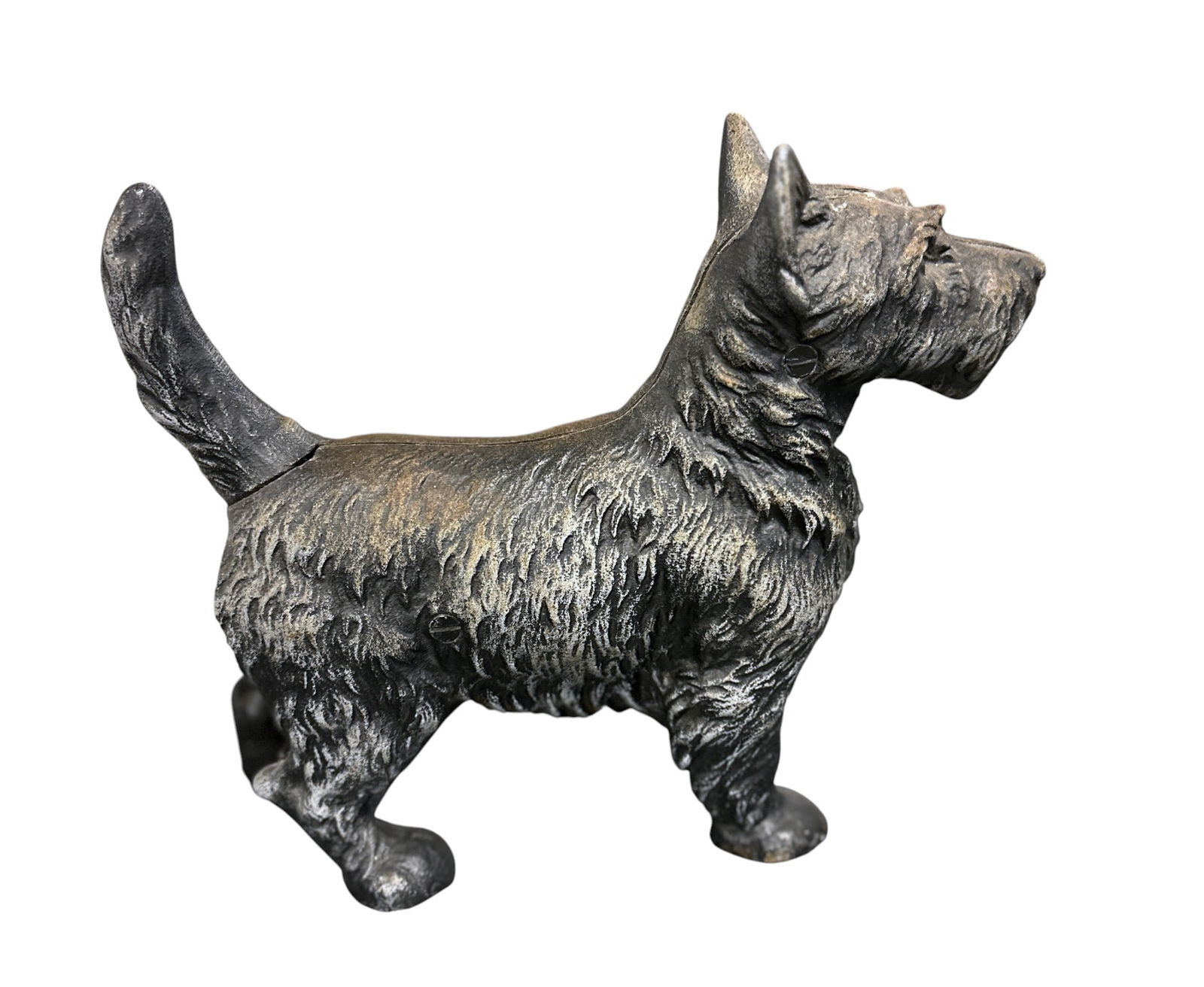 1920s HUBLEY CAST IRON SCOTTIE DOG (1 of 4)