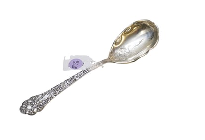 ANTIQUE STERLING SILVER GORHAM MEDICI BERRY SPOON