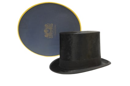 ROGERS PEET COMPANY BEAVER TOP HAT 1890