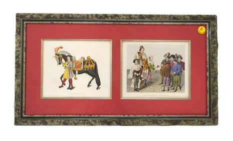 DOUBLE FRAMED HENRY SHAW PRINTS