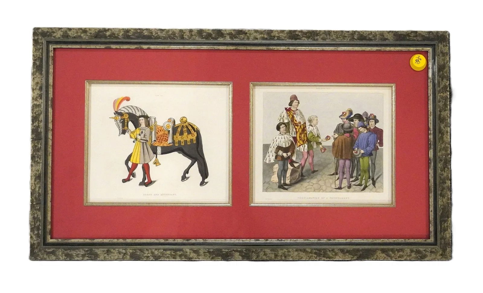 DOUBLE FRAMED HENRY SHAW PRINTS (1 of 7)