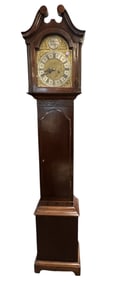 TALL CASE CLOCK TEMPUS FUGIT
