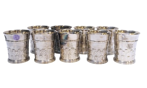 9 SCARCE METROPOLITAN MUSEUM GORHAM CUPS
