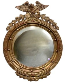 AMERICAN FEDERAL STYLE GILTWOOD EAGLE MIRROR