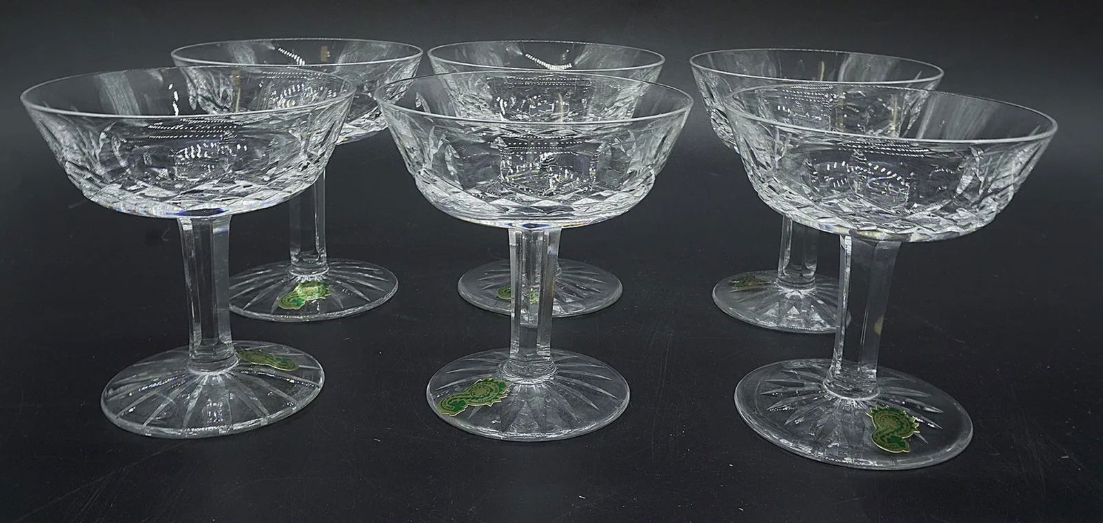 6 WATERFORD LISMORE CHAMPAGNE GLASSES IN BOX (1 of 4)