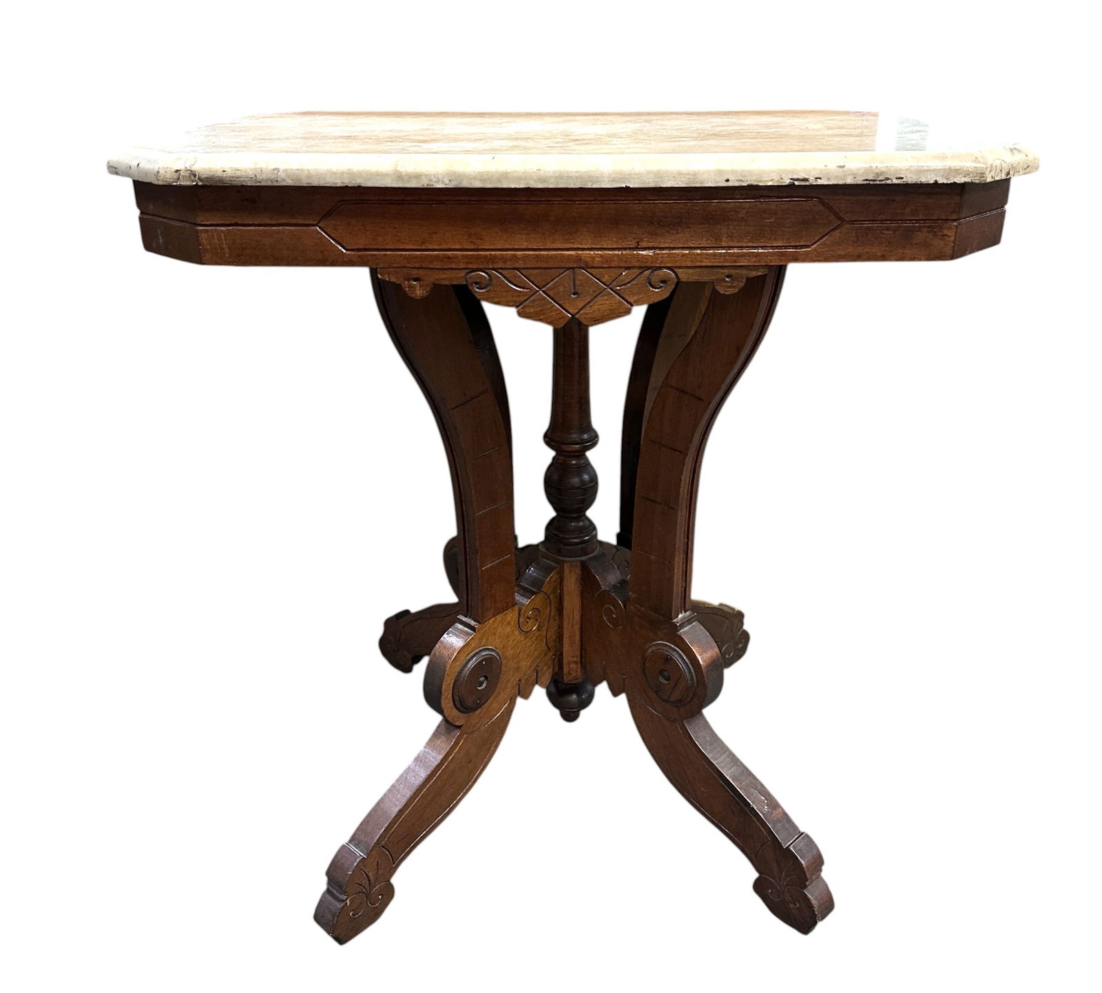 EASTLAKE CARRERA MARBLE TOP OCCASIONAL TABLE (1 of 2)