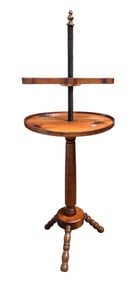ANTIQUE AMERICAN NEW ENGLAND CANDLE STAND
