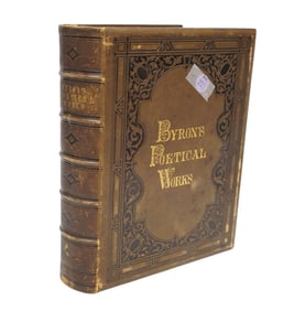 ANTIQUE 1867 EDITION OF "THE POETICAL WORKS OF BYRON"