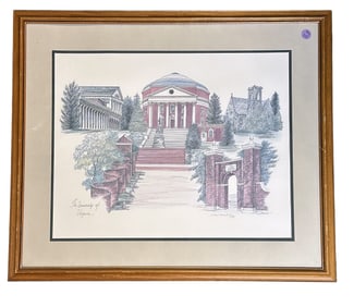 UNIVERSITY OF VIRGINIA LTD ED PRINT EVELYN SCHMIDT