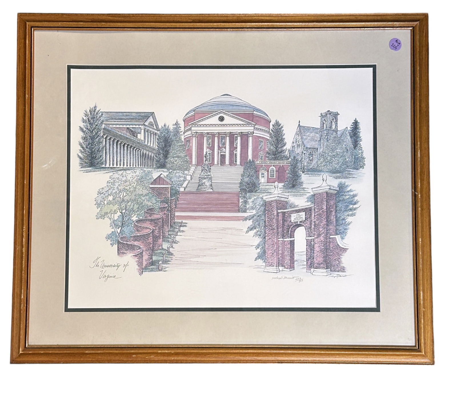 UNIVERSITY OF VIRGINIA LTD ED PRINT EVELYN SCHMIDT (1 of 4)
