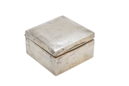 ANTIQUE DEAKIN & FRANCIS STERLING CIGARETTE BOX