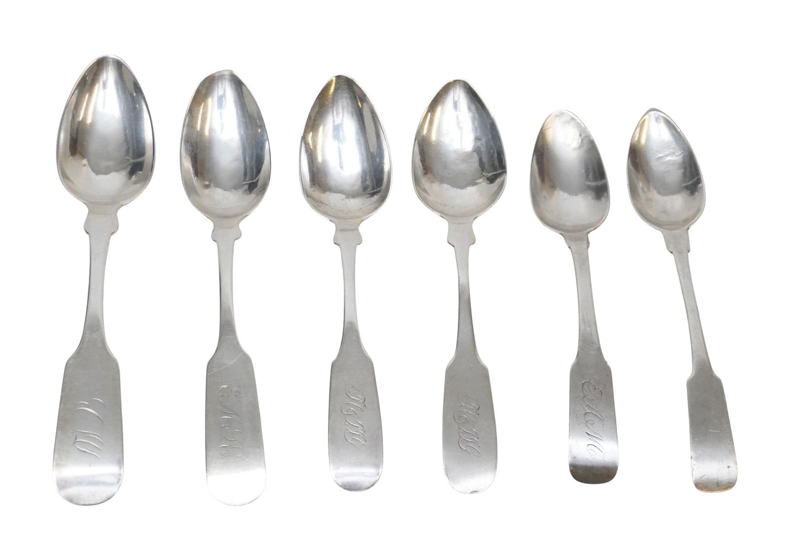 6 SOUTH CAROLINA COIN SILVER TEASPOONS (1 of 4)