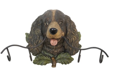 SPANIEL / DOG WALL LEASH / KEYS