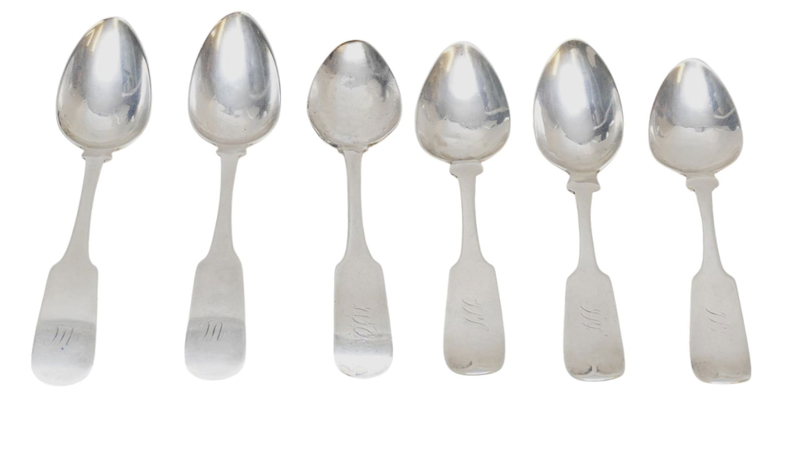 6 CHARLESTON SC COIN SILVER SPOONS (1 of 2)