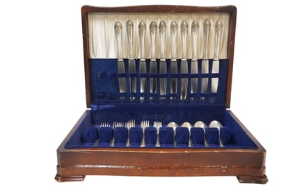 33 PC VINTAGE 800 SILVER ROSTFREI GERMANY