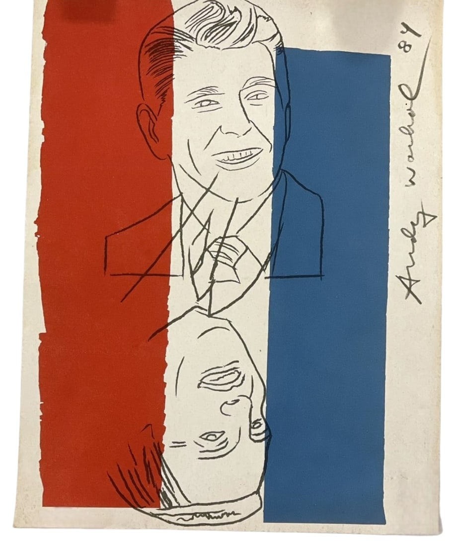 ANDY WARHOL INVITATION (ELECTION NIGHT 1984) (1 of 4)