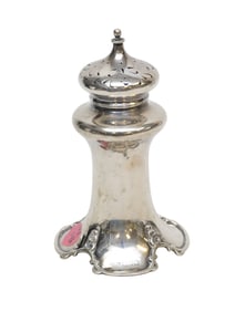 ANTIQUE ART NOUVEAU STERLING SILVER SUGAR SHAKER
