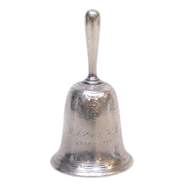 TIFFANY & CO. STERLING SILVER TABLE BELL