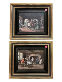 PAIR MARGARET DOVASTON (1884-1955) FRAMED PRINTS