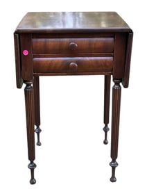 SHERATON DROP LEAF WORK TABLE