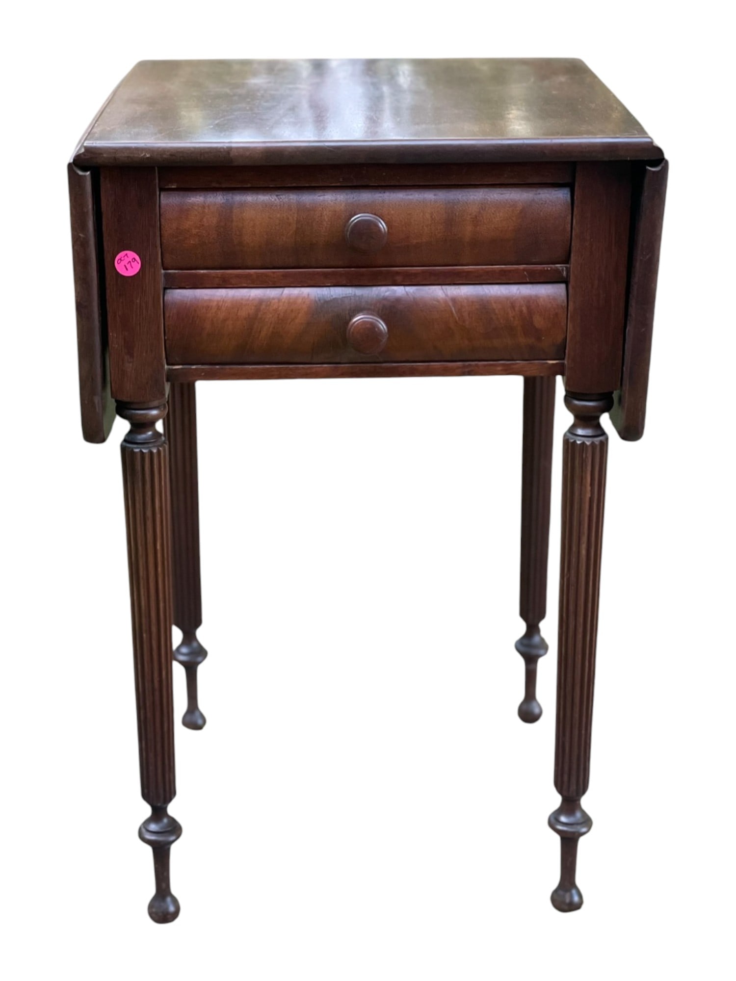 SHERATON DROP LEAF WORK TABLE (1 of 5)