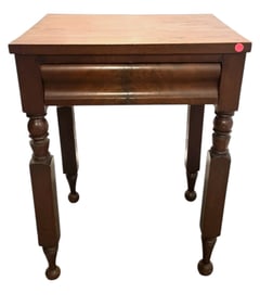 ANTIQUE SINGLE DRAWER WORK TABLE