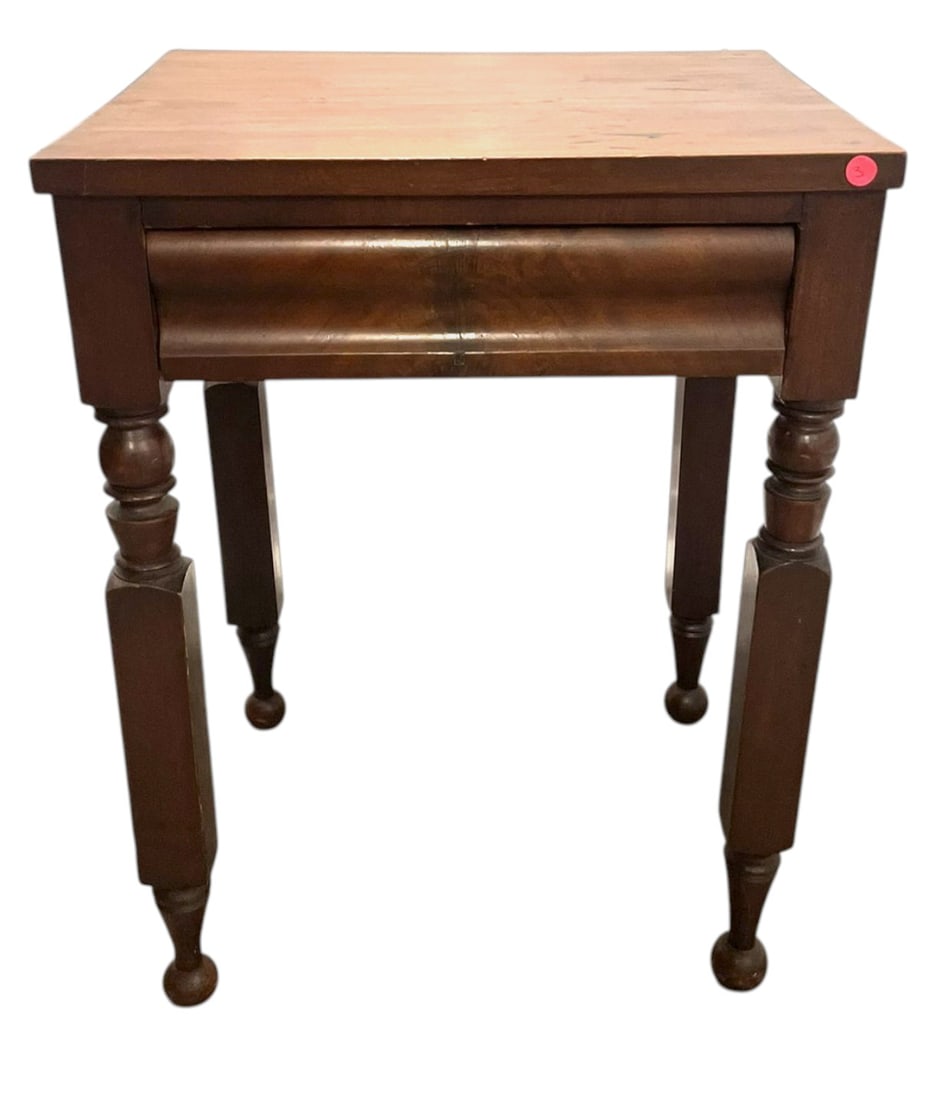 ANTIQUE SINGLE DRAWER WORK TABLE (1 of 5)