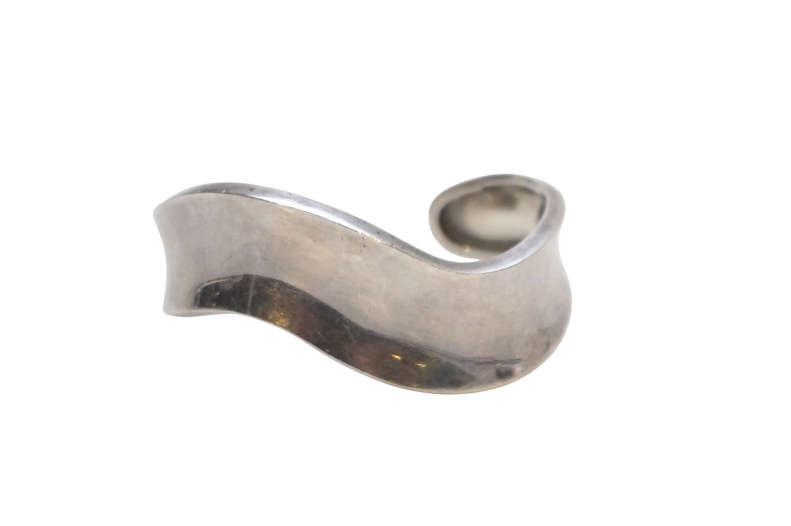 VINTAGE MODERNIST STERLING SILVER 925 MEXICAN CUFF BRACELET (1 of 3)