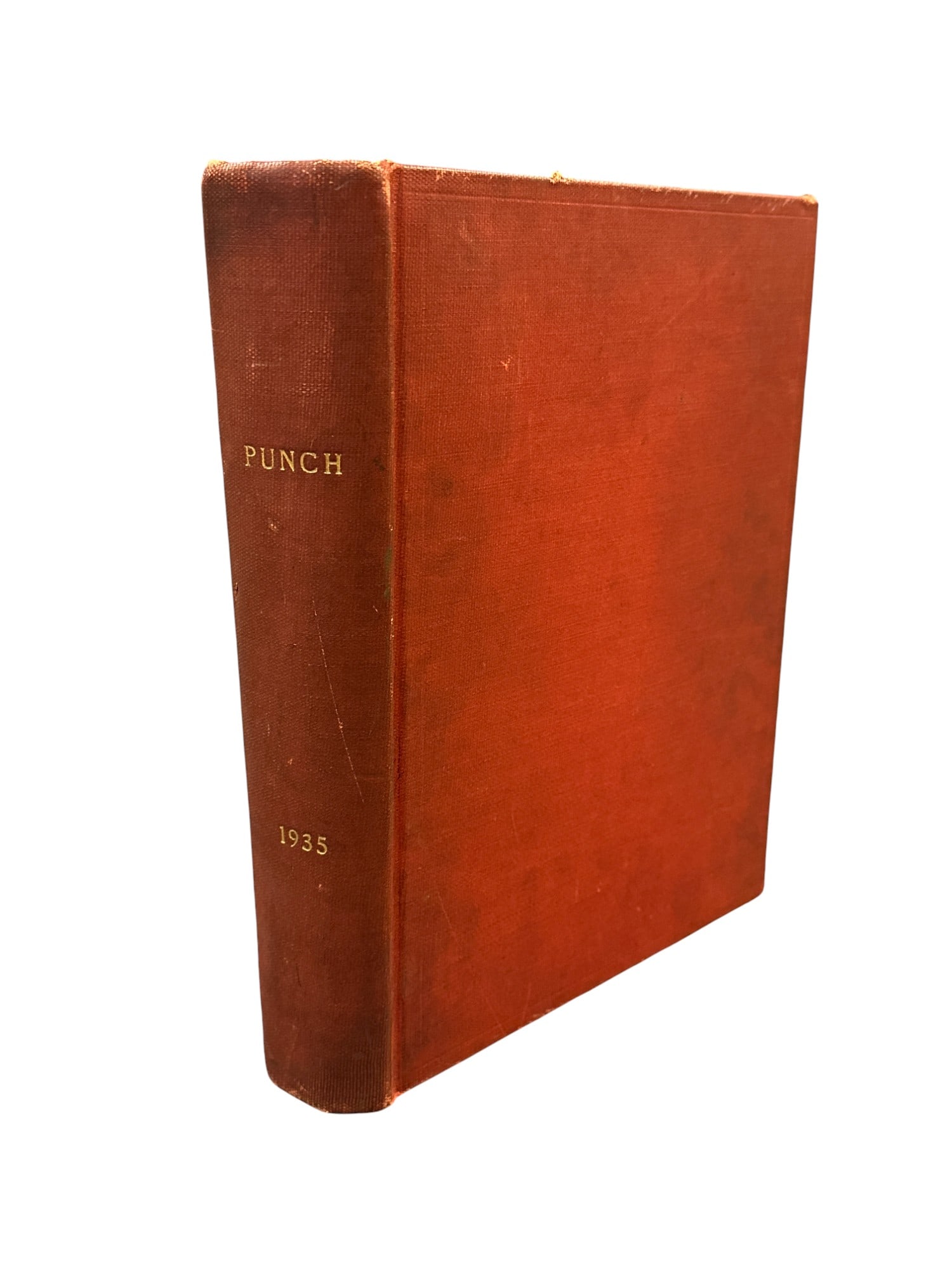 BOUND PUNCH MAGAZINE 1935 VOL. 188: Bound Punch Magazine from 1935 Vol. 188 features issues Jan. - June. of that year. Measures 11.25" x 9" x 1.5" and weighs 4 lbs 14 oz.