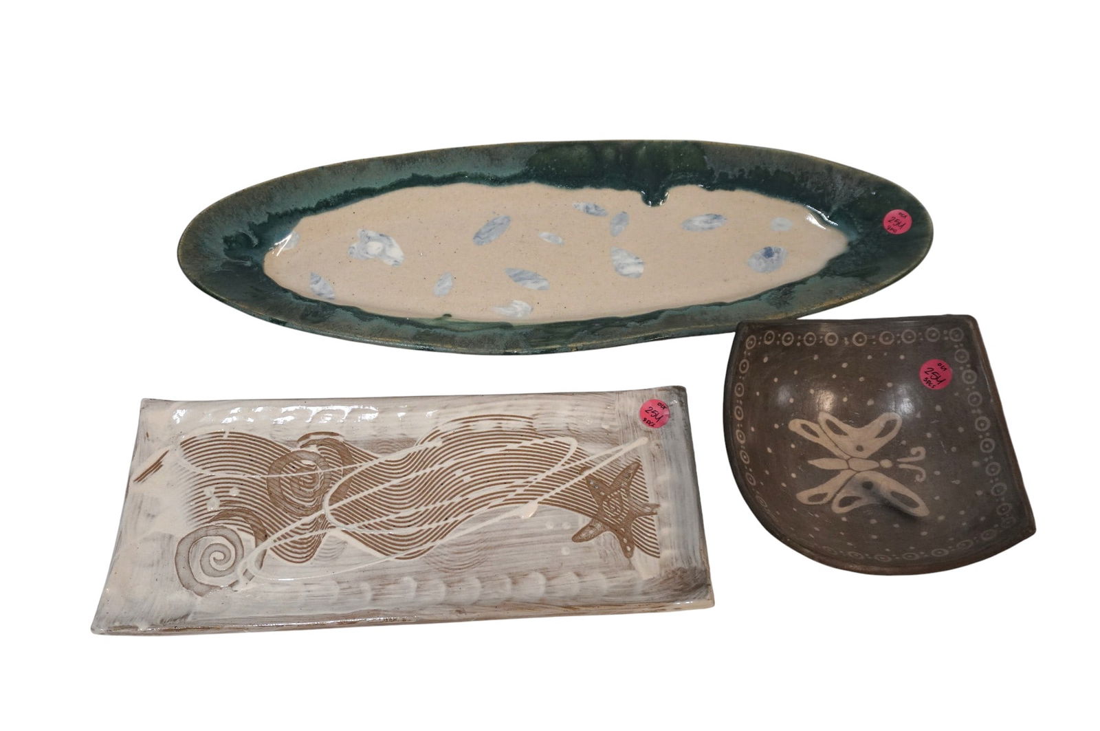 3 PIECES OF STUDIO ART POTTERY (1 of 4)