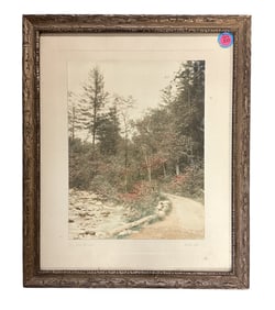 J CARLETON BICKNELL HAND COLORED PHOTOGRAPH