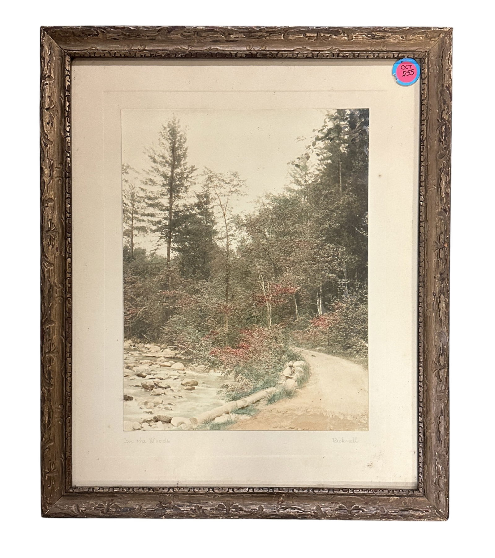 J CARLETON BICKNELL HAND COLORED PHOTOGRAPH (1 of 4)