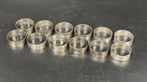 12 SILVER NAPKIN RINGS ST LOUIS SCHOOL BAGUIO CITY
