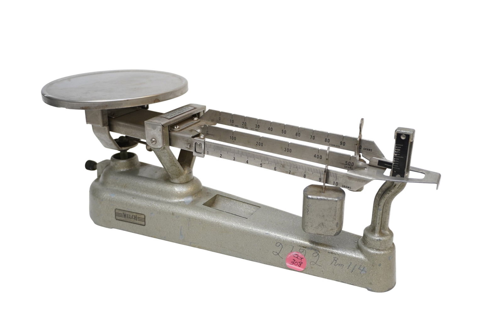 VINTAGE WELCH TRIPLE BEAM BALANCE SCALE (1 of 6)