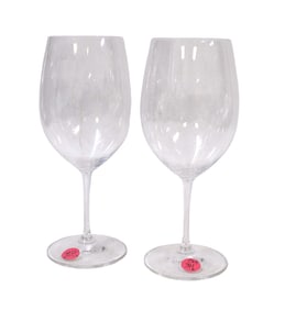 PAIR RIEDEL MAGNUM WINE GLASSES