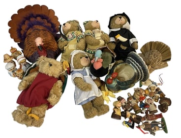 THANKSGIVING/FALL DECORATIONS BOX LOT