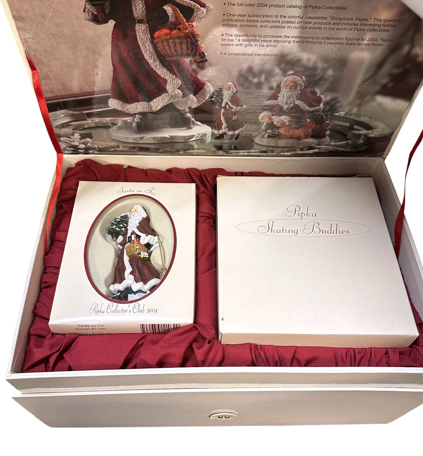 2004 PIPKA COLLECTOR'S CLUB SKATING BUDDIES: 2004 Pipka Collector's Club Skating Buddies. Box Measures 13.25"x9"x6". Weighs Approximately 4.3 lbs.