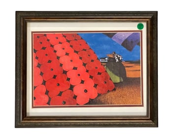 JONATHAN GREEN THE FIRE GRASS FRAMED