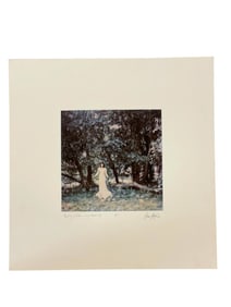 HANS HOEFER RECITING A POEM, LONG ISLAND ARTISTS PROOF