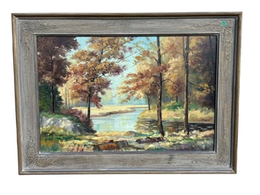 FALL LANDSCAPE FREDERICK SAMUEL BEAUMONT (1861-1954)