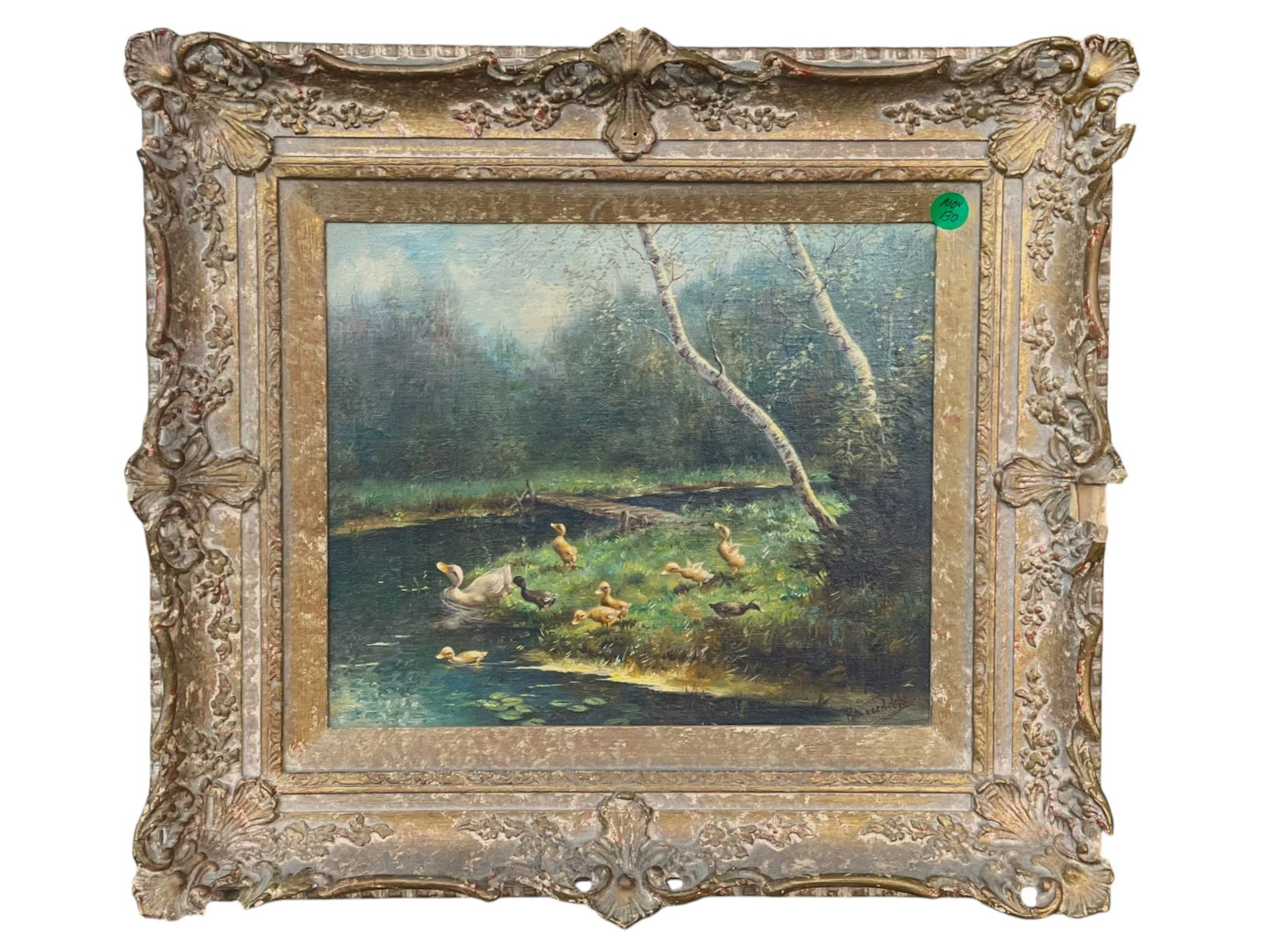 HENDRIK BREEDVELD (1918-1999) DUCKS AT THE WATERS EDGE (1 of 3)