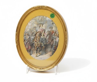 JAMES CAIE (1883-1960) WATERCOLOR BONNIE PRINCE CHARLES