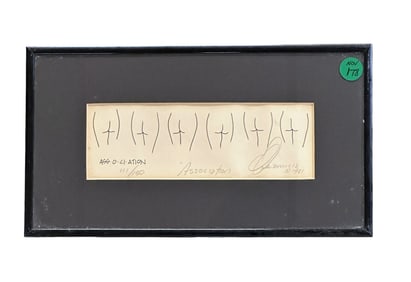 JOHN DEAMICIS ASS O CI ATION LIMITED EDITION PRINT