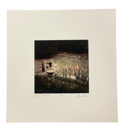 HANS HOEFER STROLLING LONG ISLAND ARTISTS PROOF
