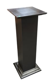 VINTAGE DISPLAY PEDESTAL BLACK