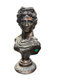 VINTAGE CERAMIC BUST APOLLO