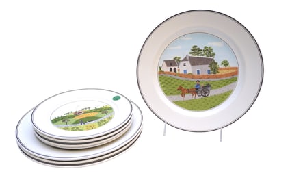 8 VILLEROY & BOCH DESIGN NAIF PLATES